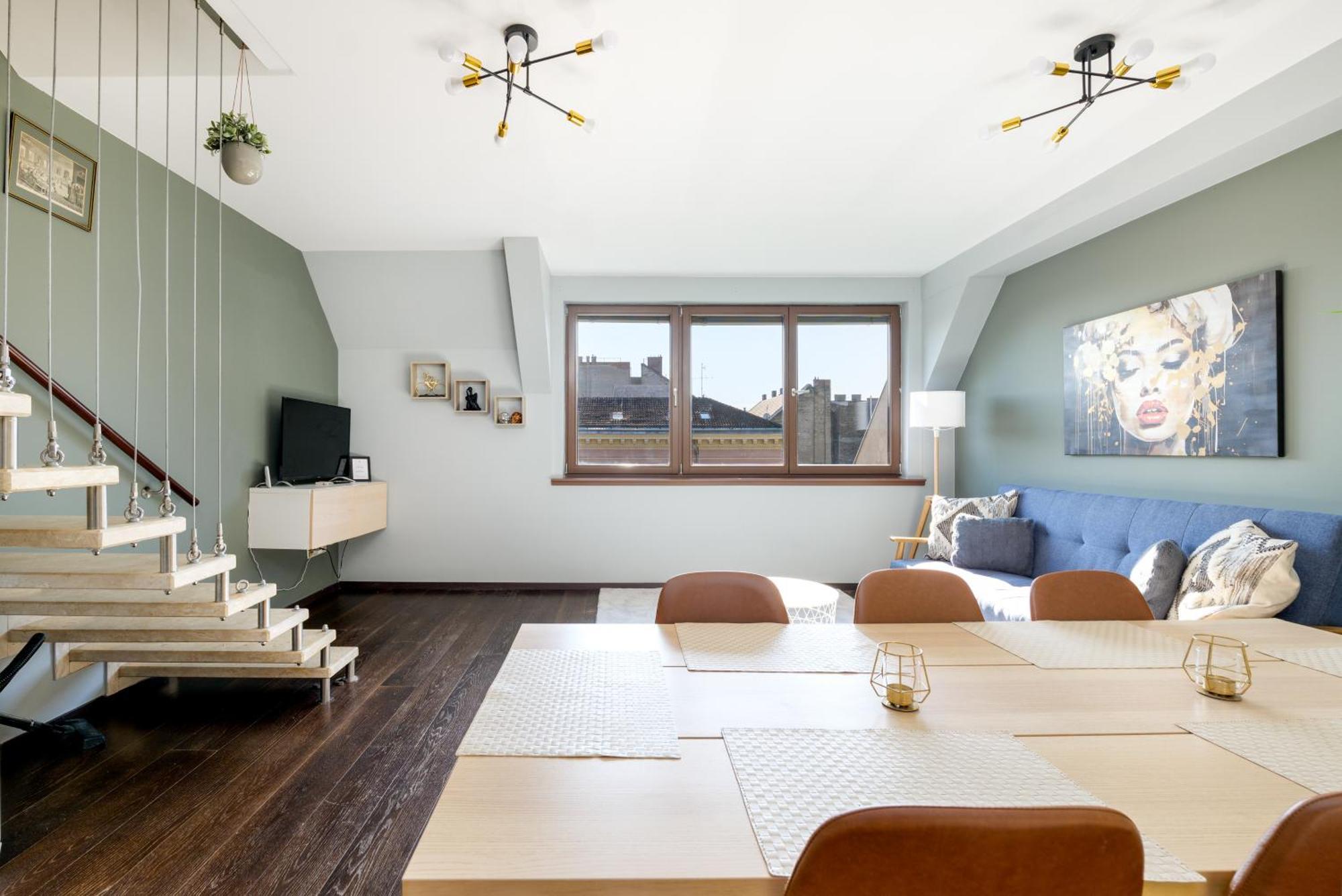 3Bedroom Triplex Rooftop Apartment Budapest Eksteriør billede